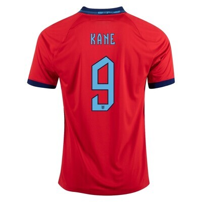 England Kane #9  Away World Cup Jersey  2022