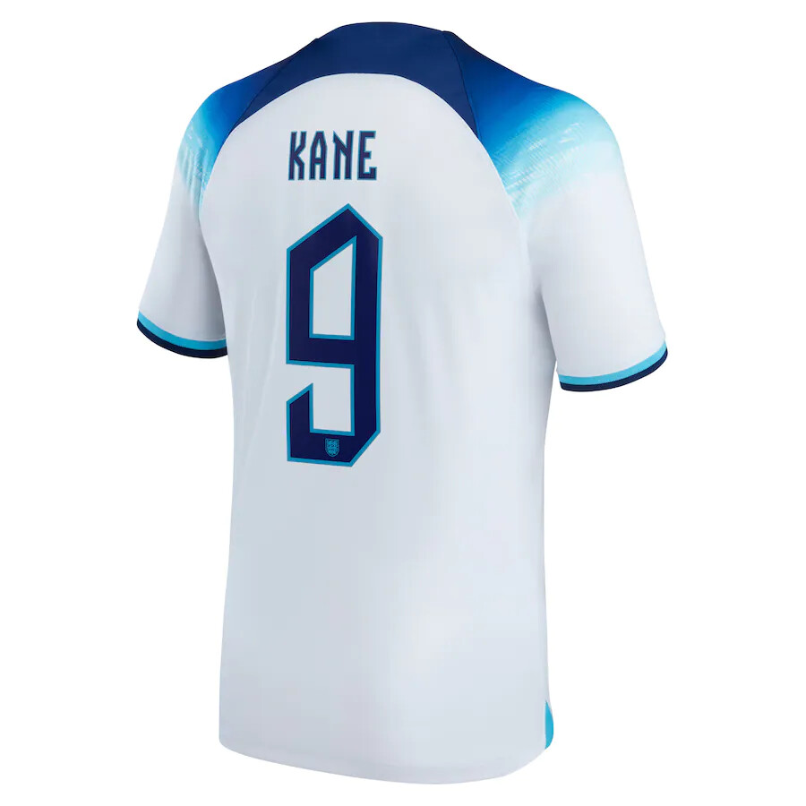 England Home Harry Kane 9 World Cup Jersey 2022