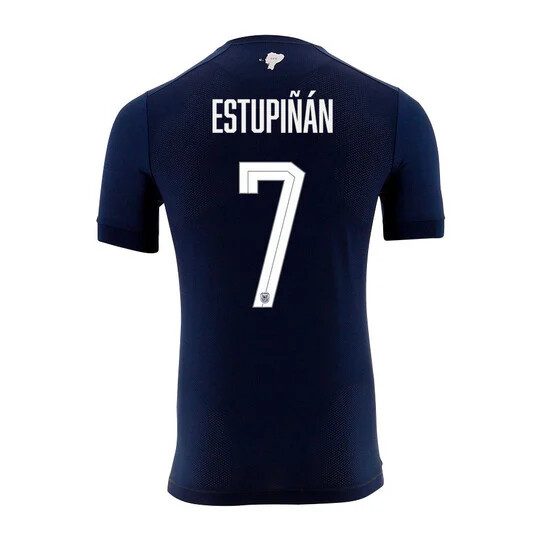 Ecuador Away Pervis Estupiñán #7  World Cup Jersey 2022