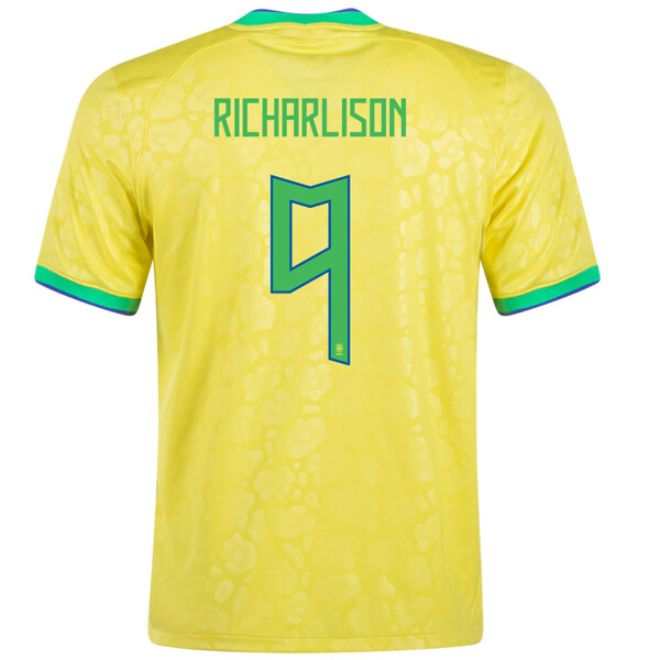 Brazil Home RICHARLISON 9 World Cup Jersey 2022