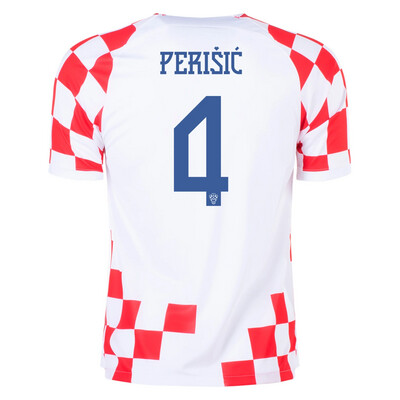 Croatia Home Ivan Perišić 4 World Cup Jersey 2022