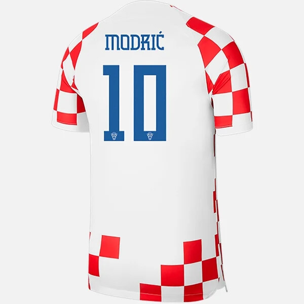 Croatia Home Luka Modrić 10 World Cup Jersey 2022