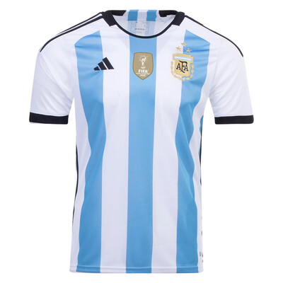 Argentina Three Star World Cup Home Jersey 2022