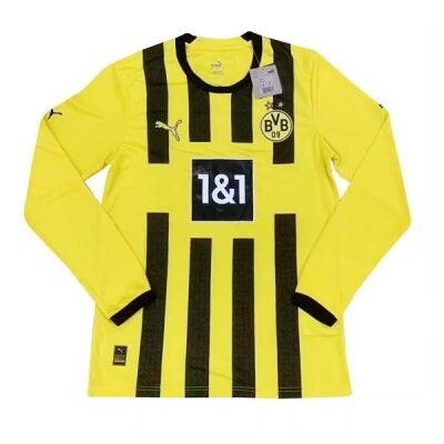 22-23 Borussia Dortmund Home Long Sleeve Jersey