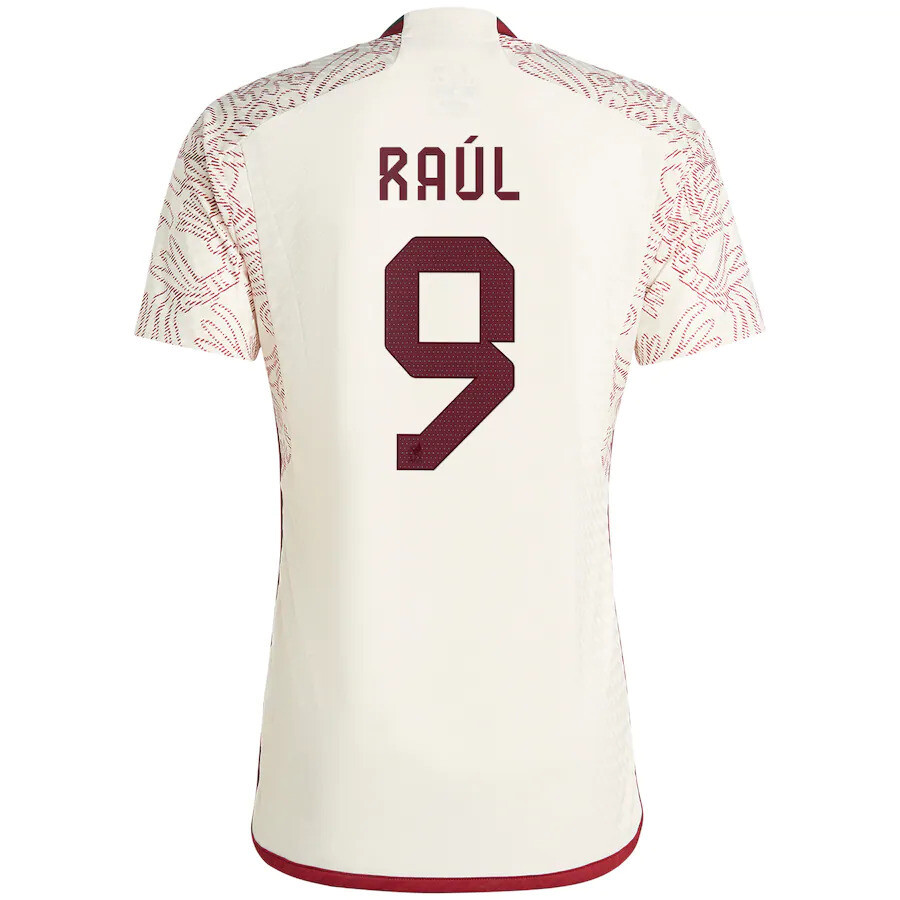 Mexico Raul Jimenez 9 Away World Cup Jersey 2022 (Player Version)