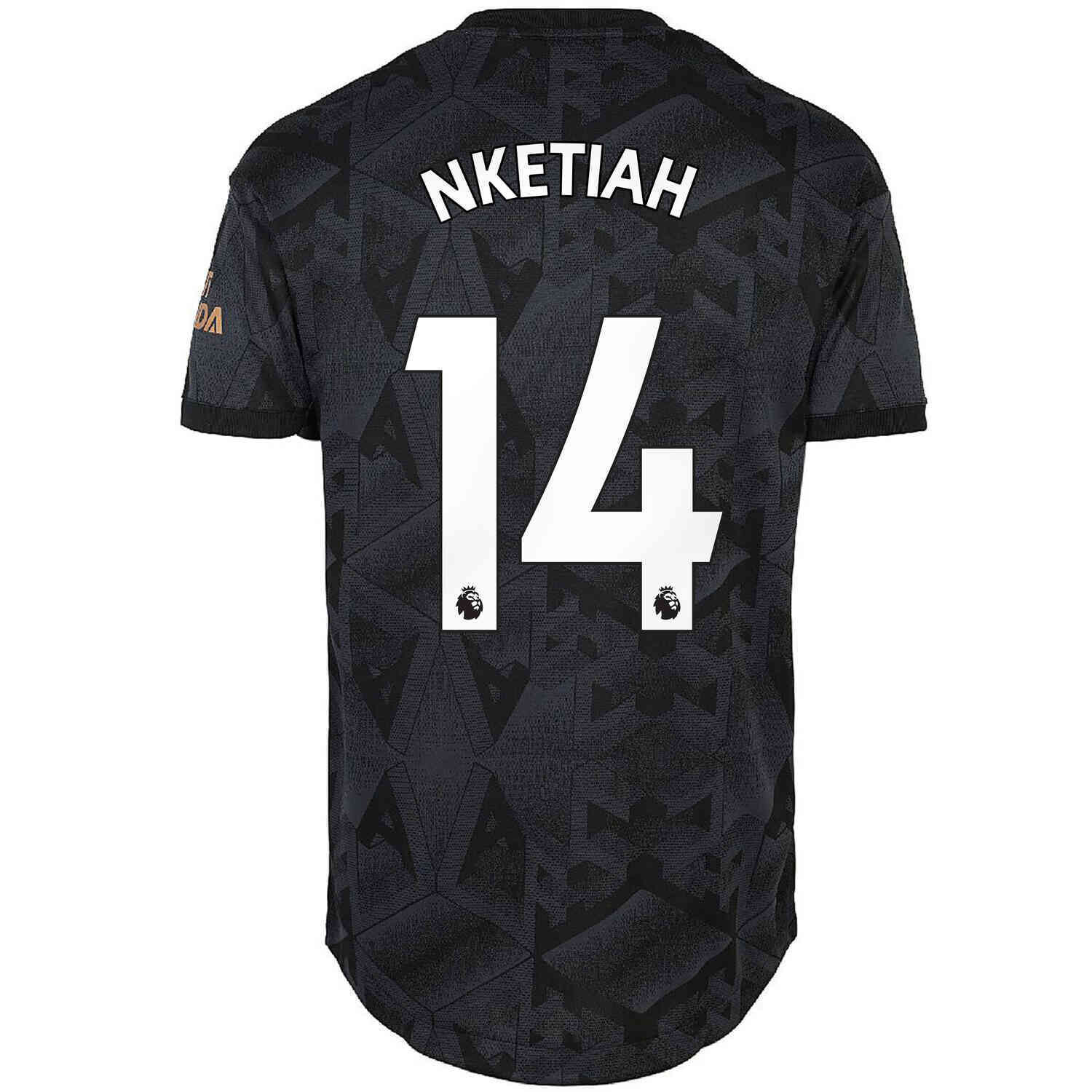 Arsenal Away Eddie Nketiah  Jersey Shirt 22-23 (Player Version)