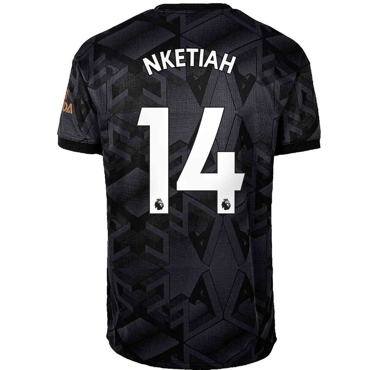 Arsenal Away Eddie Nketiah 7 Jersey 2022/23