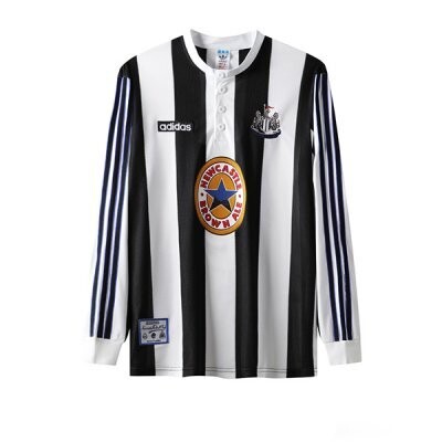 1995-1997 Newcastle United Home Long Sleeve Retro Jersey