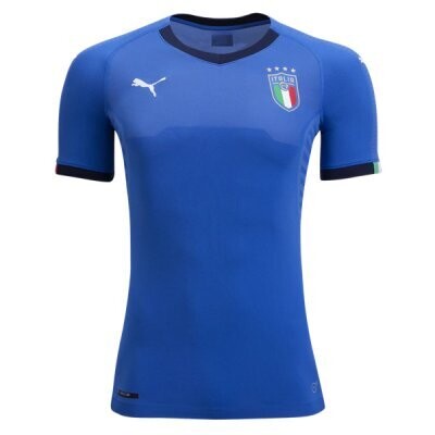 2018 Italy Authentic Home Soccer Jersey (Player Version)