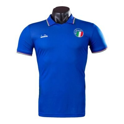 1990 Italy Home Retro Soccer Jersey Shirt