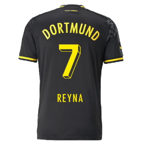 Borussia Dortmund  GIOVANNI  REYNA  7 Away Jersey 2022/23