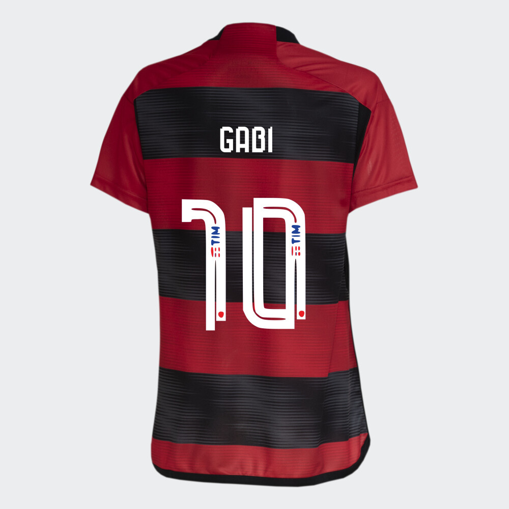 Flamengo Home Gabi 10 (Gabigol) Women Jersey 2023-24