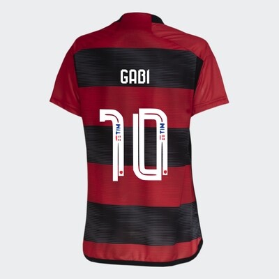 Flamengo Home  Gabi 10 (Gabigol)  Women Jersey 2023-24