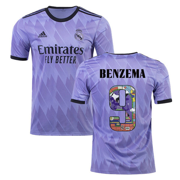 22-23 Real Madrid Tour Dallas Benzema 9 Special Jersey