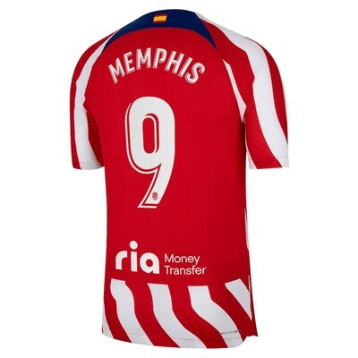 Atletico Madrid  Memphis 9 Home Jersey 2022-23 (Player Version)