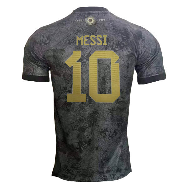 2022 Argentina Champion Version Black Jersey Messi #10