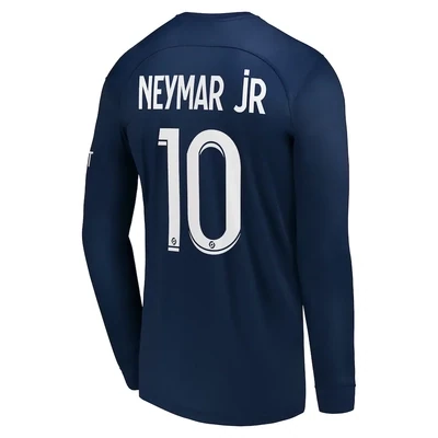 PSG Home Neymar Jr 10 Jersey Long Sleeve Shirt 2022-23