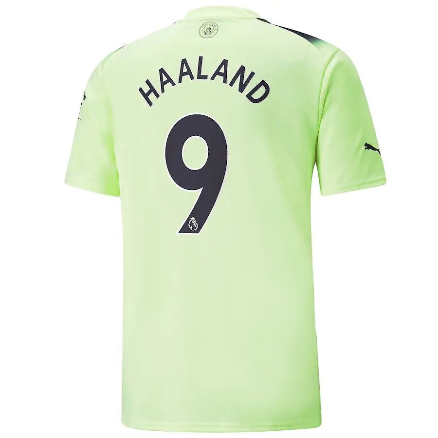 Manchester City Erling Haaland 9 Third Jersey Shirt 22/23