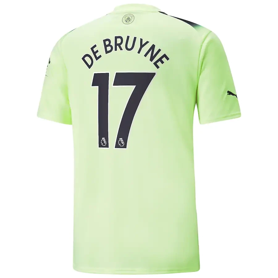 Manchester City Kevin De Bruyne 17 Third Jersey Shirt 22/23