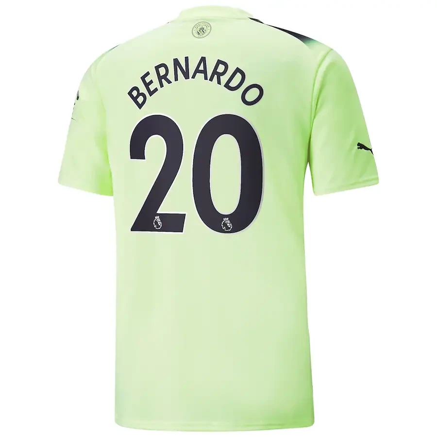 Manchester City Bernardo Silva 20 Third Jersey Shirt 22/23