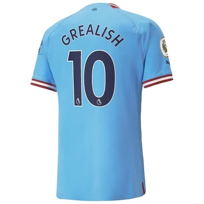 Manchester City Jack Grealish 10  Home Jersey 22/23 (Player Version)