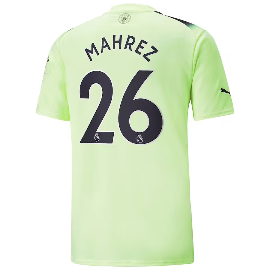 Manchester City Riyad Mahrez 26 Third Jersey Shirt 22/23