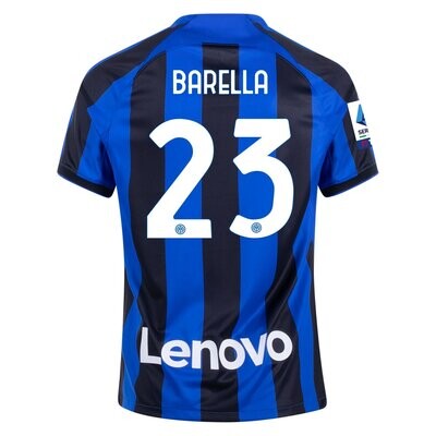 Inter Milan Nicolò Barella #23 Home Jersey 22-23