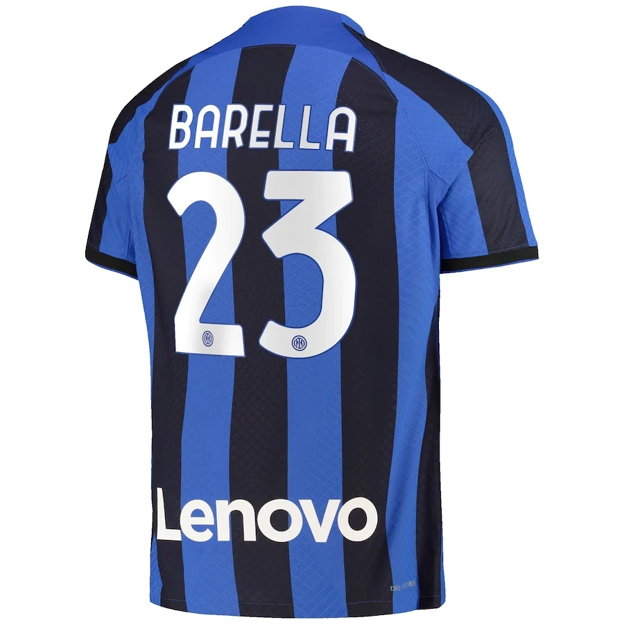 Inter Milan Nicolò Barella #23  Home Jersey 2022/23 (Player Version)