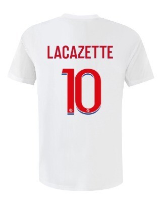 Olympique Lyon Alexandre Lacazette #10 Home Soccer Jersey 22-23