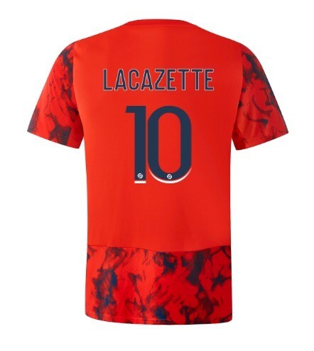 Olympique Lyon Alexandre Lacazette #10 Away Jersey 22-23