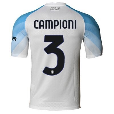 Napoli Away Campioni /Champion 3 Soccer Jersey 22-23