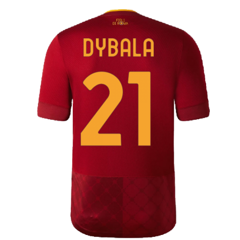 AS Roma Dybala 21 Home Jersey 22-23