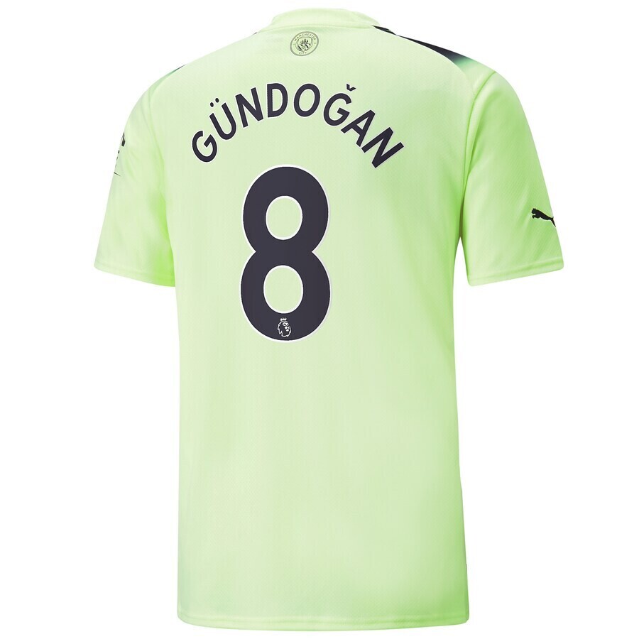 Manchester City İlkay Gündoğan 8 Third Jersey Shirt 22/23