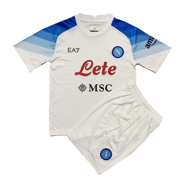 22-23 Napoli Away Soccer Jersey Kids Kit