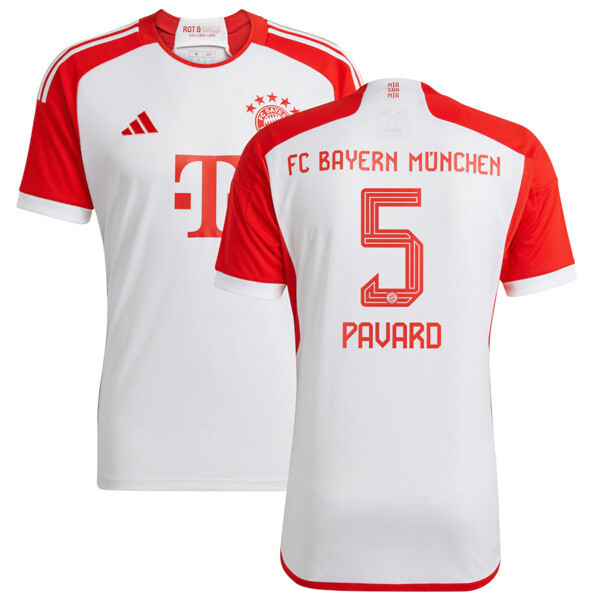 23-24 Bayern Munich Home Jersey PAVARD 5