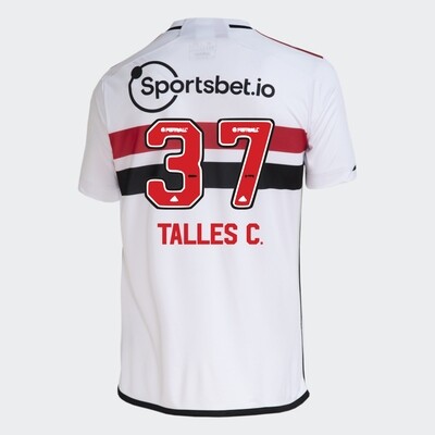 Sao Paulo FC Talles Costa 37 Home Jersey 2023/24
