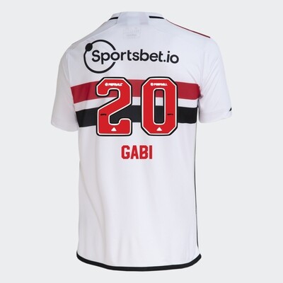 Sao Paulo FC Gabriel Neves 20 Home Jersey 2023/24
