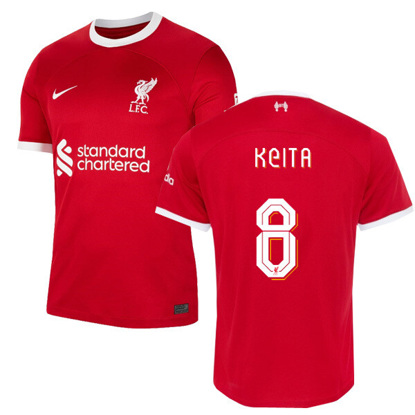 23-24 Liverpool Home Jersey KEITA 8 UCL