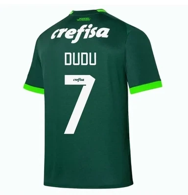 Palmeiras Home Dudu #7 Soccer Football Jersey Shirt 2023-24