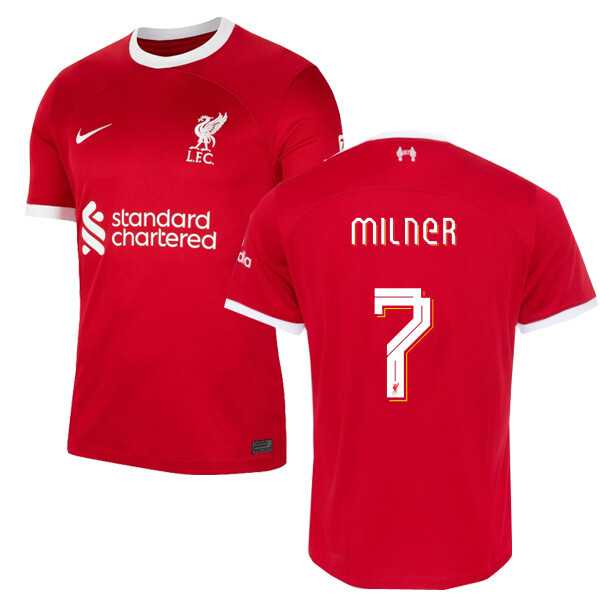 23-24 Liverpool Home Jersey MILNER 7 UCL