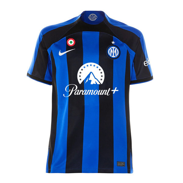 Inter Milan UCL Home Paramount Sponsor Jersey Shirt 2022/2023