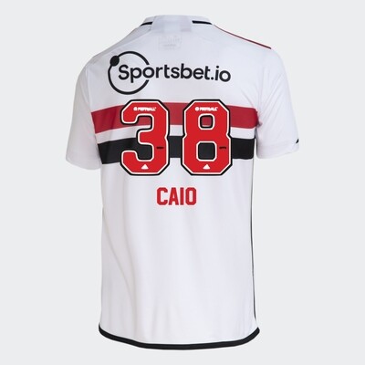Sao Paulo FC Caio Paulista 38 Home Jersey 2023/24