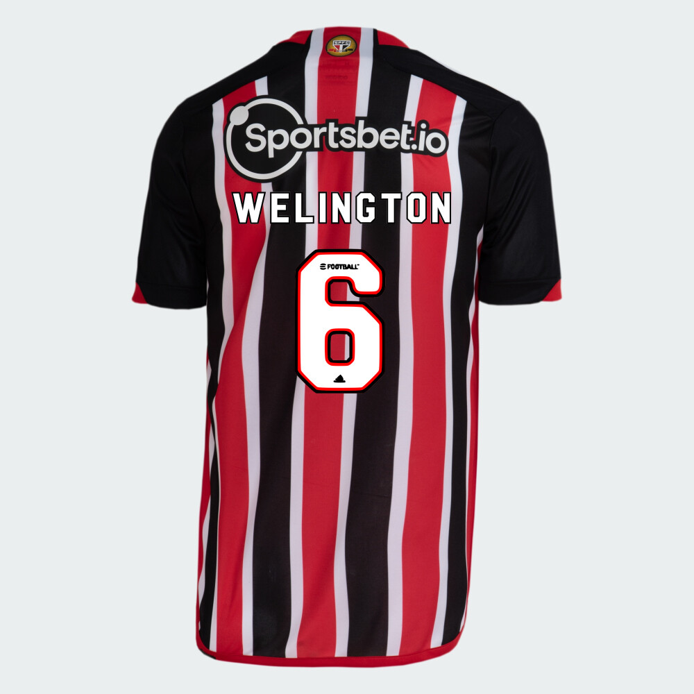Sao Paulo FC Welington 6 Away Jersey 2023/24
