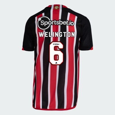 Sao Paulo FC Welington 6 Away Jersey 2023/24