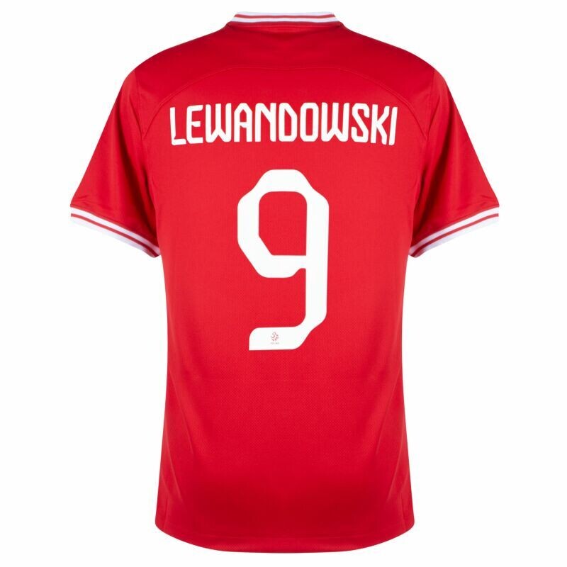 Poland Away Robert Lewandowski #9 World Cup Jersey 2022