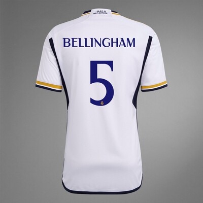 Real Madrid Home Jude Bellingham #9 Jersey Kit 2023/2024