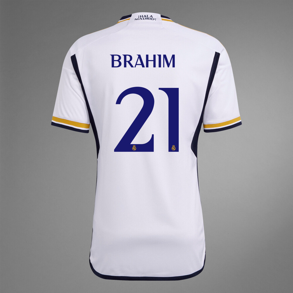 Real Madrid Home Brahim Díaz #21 Jersey Kit 2023/2024