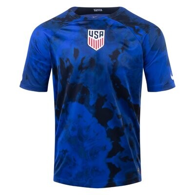 USA Away World Cup Blue Soccer Jersey 2022