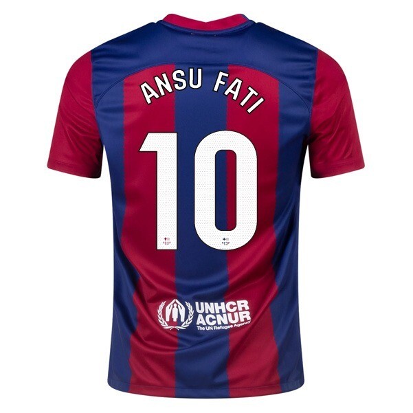 23-24 Barcelona  Ansu Fati 10  x Karol G Home Jersey