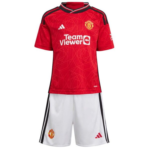 23-24 Manchester United Home Kids Kit